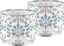 Lamp Shades Set of 2 Table Lamps 13" Top x 13" Bottom x 10" High Spider ,Medium