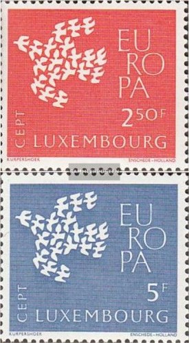 Luxemburgo 647-648 (edición completa) usado 1961 Europa - Imagen 1 de 1
