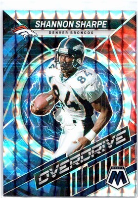 2022 Panini Mosaic #OS-22 Shannon Sharpe Overdrive Mosaic