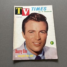 TV TIMES June 1962 - Barry Coe, Chill Wills, Michael Landon, Johnny O’Keefe