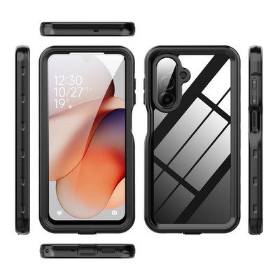 Für Samsung Galaxy A17 5G 360° Full Body Wasserdicht Handyhülle Schwarz