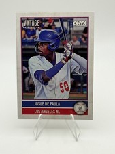 2026 Onyx Vintage Josue De Paula #OV-JODE Los Angeles Dodgers Base card Prospect