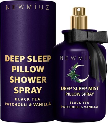 Tiefschlaf Kissen Spray Patchouli Schwarztee Vanille Ätherische Öle Natur... 