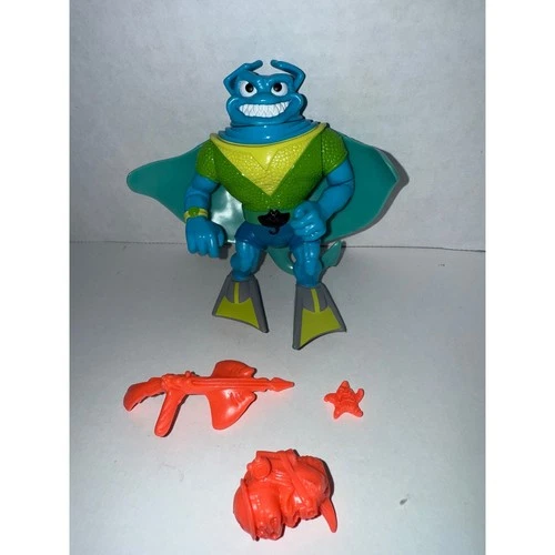 Vintage TMNT Ray Fillet Action Figure Playmates Toys Complete Accessories