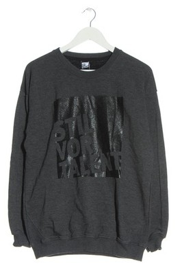 STIL VOR TALENT Sweatshirt Damen Sweat Gr. DE 36 hellgrau Casual-Look