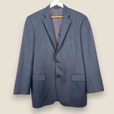 Brooks Brothers 1818 Madison Saxxon Wool Suit Jacket Men 41L Gray 2 Btn Blazer