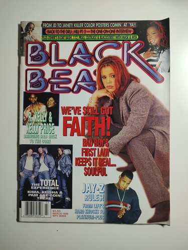 black beat Hip Hop magazine March 1999 Faith Cover