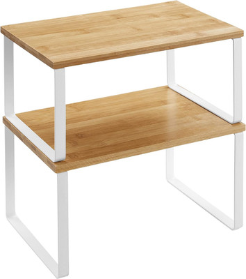 Gewürzregal, 2er Set Schrank Regal Organizer, Erweiterbar Küchenregal Organisieren