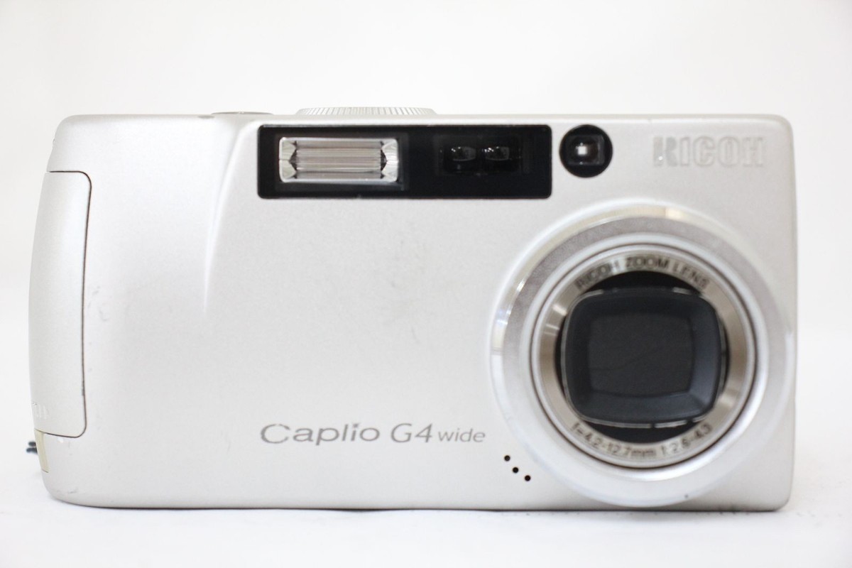 RICOH Caplio G4 Wide Compact Digital Camera 3.2MP Tested Working