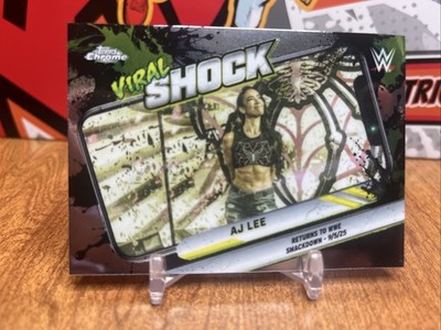 2026 Topps Chrome WWE Viral Shock VIR-18 AJ Lee, Raw