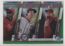 2017 Bowman Retail Green Refractor 6/99 Victor Robles Erick Fedde #TP-WAS 0u7