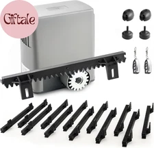 1400Lb Rack Driven Sliding Gate Opener with Alarm System, 280W Automatic Gate Op