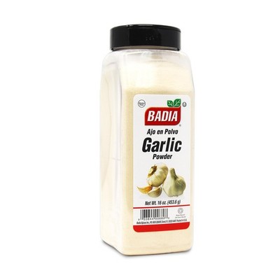 Badia Garlic Powder, 16 oz   Premium Powder for 16 Ounce (Pack of 1) 