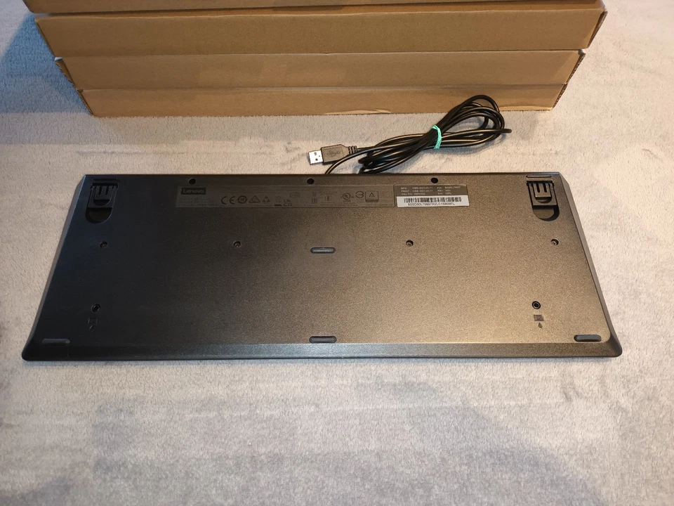 Konvolut 5 mal LENOVO Traditional USB Tastatur Keyboard Black  QWERTZ NEU OVP - Bild 4 von 4