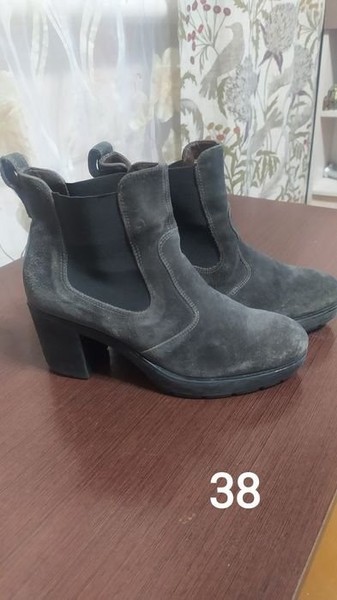 Women Nero Giardini Boots Grey Suede 38