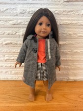 American Girl JUST LIKE YOU Doll 18" Medium Skin Dark Hair Brown Eyes w/outfit
