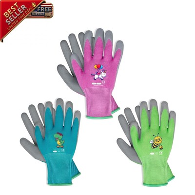 Ages 5-7 Kids Gardening Gloves,Yard Work Gloves for Toddlers, Youth, Girls, B...
