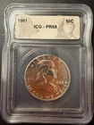 1961 Franklin Half Dollar PR68 ICG *2692