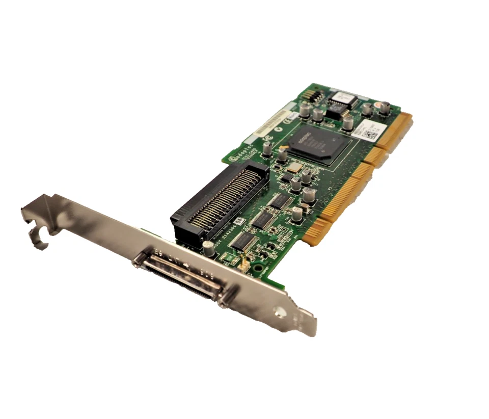 Adaptec SCSI Card Controller 29320ALP-R 2060100-R 2-Port PCI-X Card - Image 4 of 4