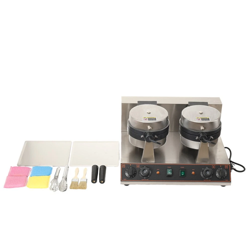 Máquina eléctrica antiadherente UFO Burger Maker máquina de gofres de hielo 1300W DE