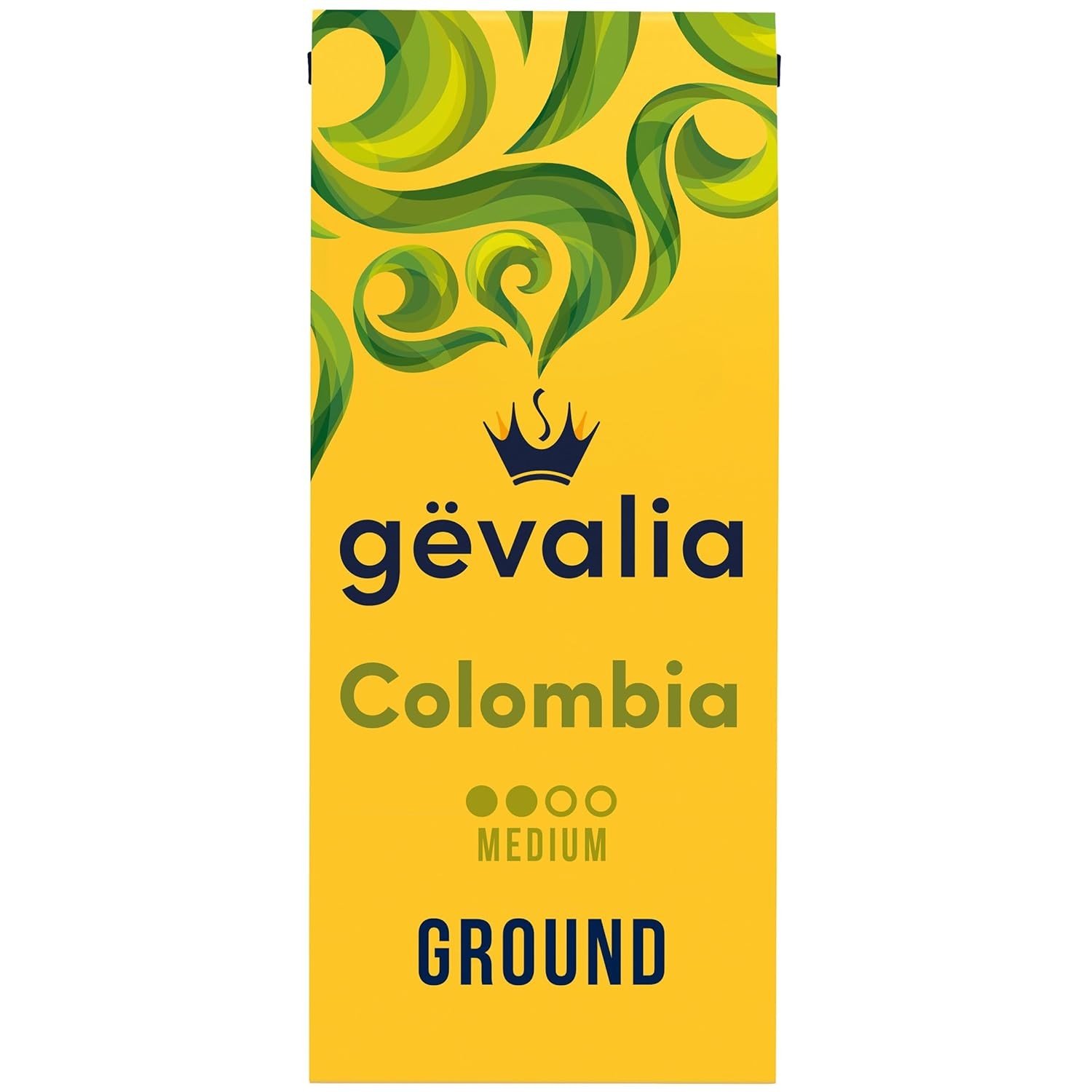 Gevalia Colombia Medium Roast Ground Coffee, 12 oz Bag 