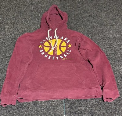 GV Art + Design Cleveland Cavaliers Maroon Hoodie Size S NBA Basketball