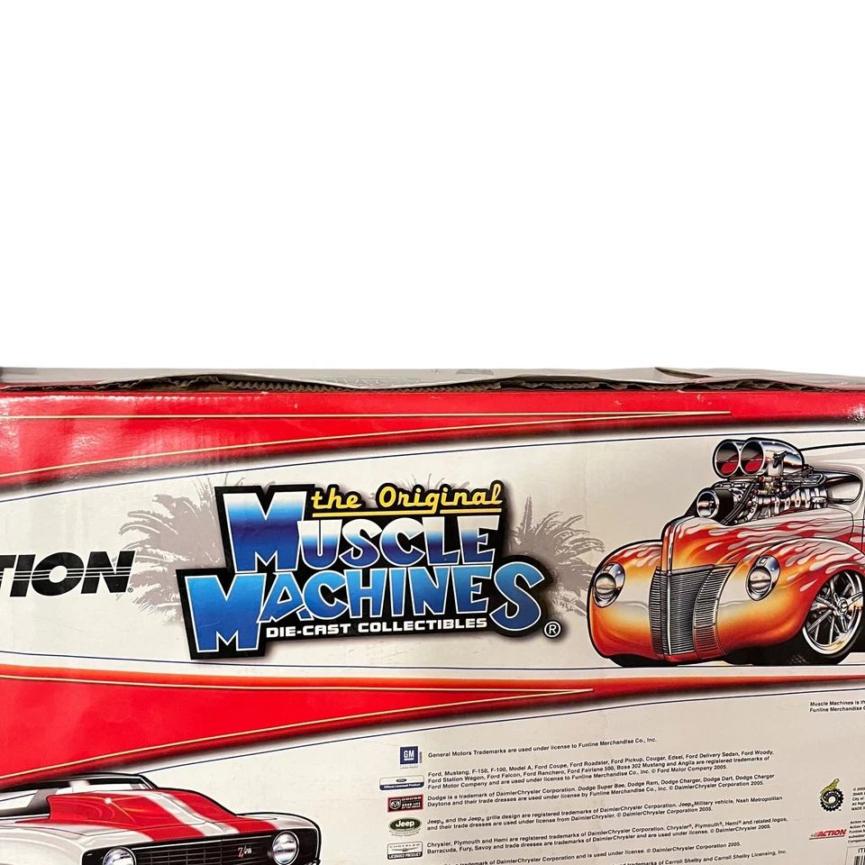 Vintage Action Muscle Machines 57 Chevy Die Cast 1:8 Scale Radio Control RC Car - Image 4 of 4