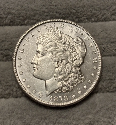 1878-S Morgan Silver Dollar Gem BU Clean Cheek