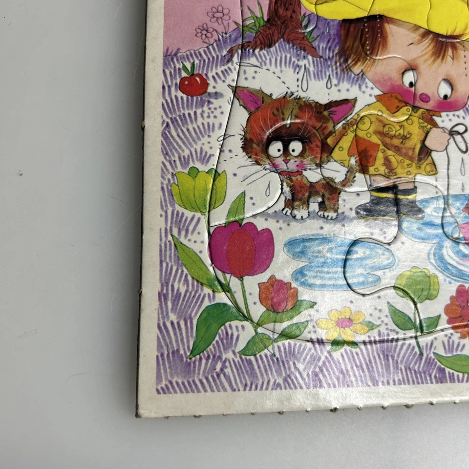 Vintage Frame-Tray Puzzle Small Sailor By The Rainbow Works  - Image 3 of 4