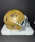 RILEY LEONARD signed NOTRE DAME FIGHTING IRISH Mini Football Helmet w/ COA PSA