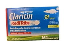 Claritin 24 Hour Allergy Relief RediTabs Disintegrating Tablets-30Ct Exp:01/2026