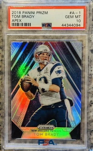 2018 Panini Prizm Apex Tom Brady PSA 10 #A-1 Case Hit