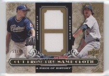 2008 Upper Deck A Piece of History Dual Jerseys 52/99 Dan Haren Jake Peavy s1i