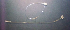200 5" Clear Price Tag Fasteners Snap Lock Security Loop Tie