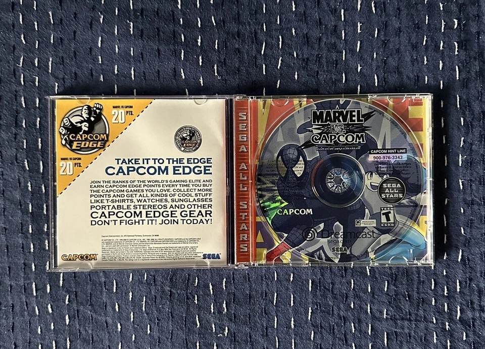 Marvel vs. Capcom: Clash of Super Heroes (Sega Dreamcast, 1999) CIB - Image 2 of 4