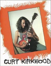 The Meat Puppets Curt Kirkwood with his Gibson Les Paul Guitar pin-up photo