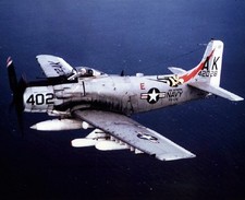 U.S. Navy Douglas A-1J Skyraider Thunderbolts 8"x 10" Vietnam War Photo 192