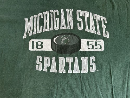 Michigan State University Spartans 1855 SZ XL Green , Hockey , Basketball - Picture 5 of 18