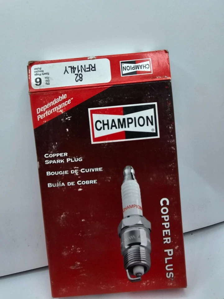 (CANTIDAD 6) Bujía Champion Copper Plus 82 RFN14LY para Jeep Wrangler 1988-90 Foto 4 de 4