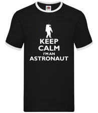 Keep Calm I'm An Astronaut - Mens Ringer - Space Moon