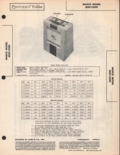 Masco - Musical Instrument Amplifier - Model MAP-120N - Photo Fact Folder - 1948
