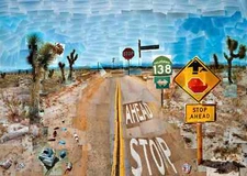 David Hockney: Pearblossom Highway : Archival Quality Fine Art Print