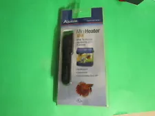 Aqueon Mini Fish Tank Heater 10 Watts Black Thermal Safety Shut Off NEW SEALED