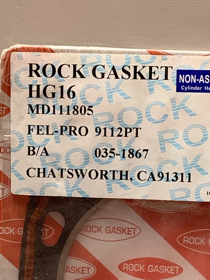 Nueva junta de culata de motor DNJ HG16 para Dodge Daytona 1992-1993 Foto 2 de 4