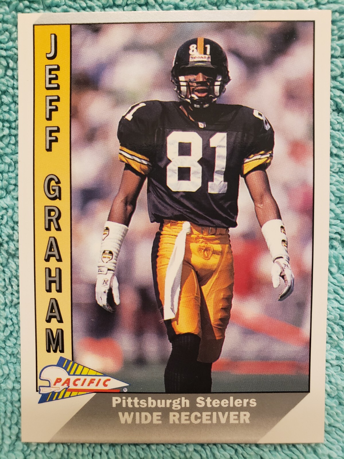 1991 PACIFIC JEFF GRAHAM #638 PITTSBURGH STEELERS 