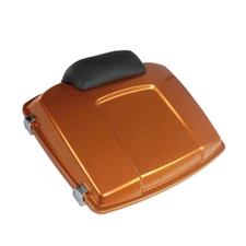 Amber Whiskey Razor Tour Pak Trunk For Harley Touring Street Road Glide 1993-13