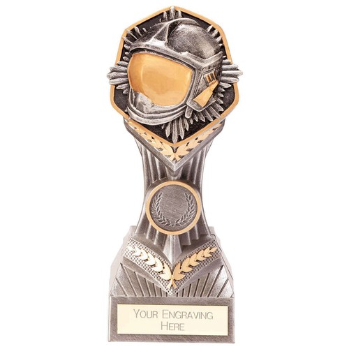 Firefighter Trophy Falcon Achievement Award Silver & Gold FREE Engraving PA22046 - Picture 9 of 11