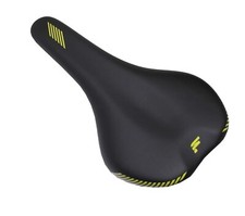 Focus MTB Sattel Schwarz mit gelbem Logo 270 mm x 140 mm 320 Gramm NEU