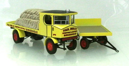 Corgi 80002 Sentinel Platform Wagon Trailer & Sacks - Paul Bros Ltd Homepride - Picture 5 of 13