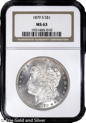 1887 P Morgan Silver Dollar NGC MS-63 | eBay